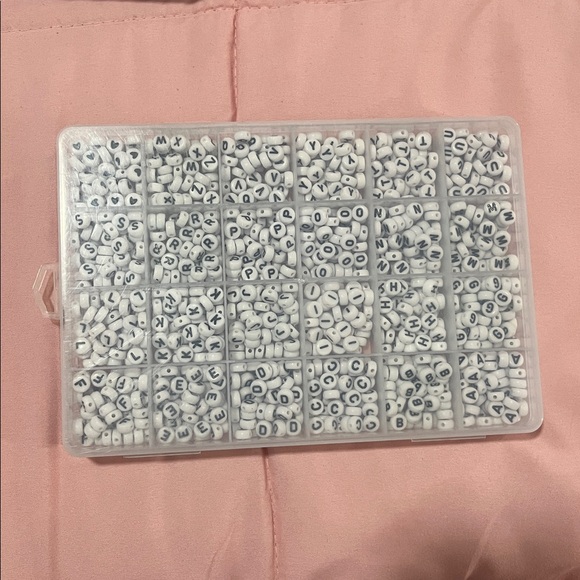 Colorful Bead Set For Bracelet Making With String - Picture 4 of 6